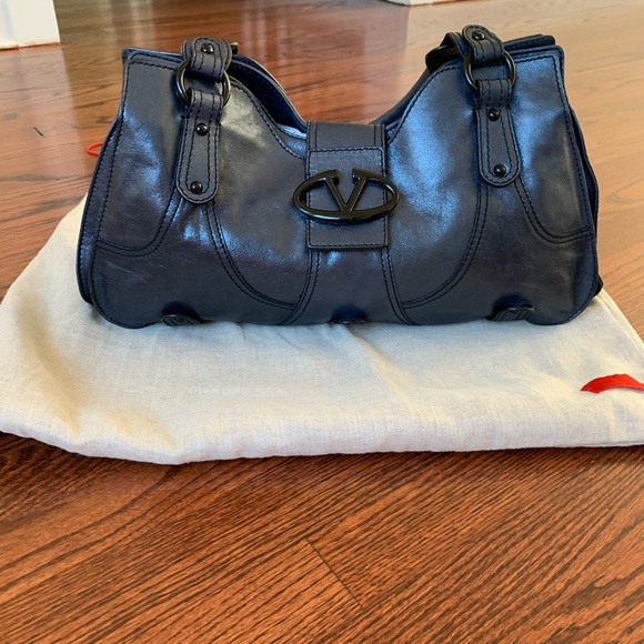 Pewter Valentino hobo Bag black hardware - Picture 10 of 12